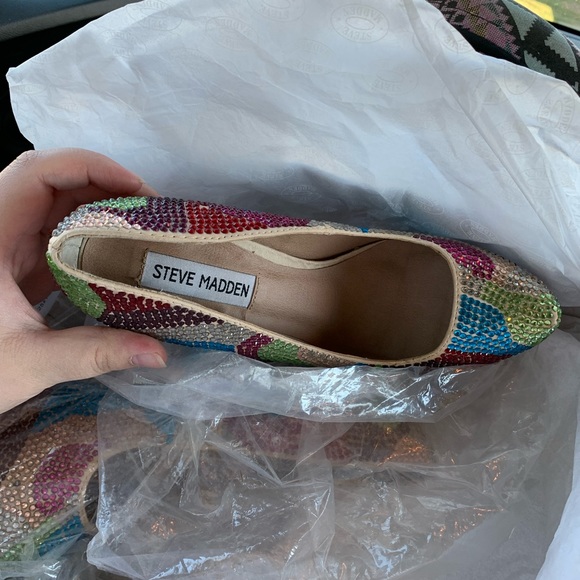 Rhinestone Steve Madden Heels - Picture 3 of 3